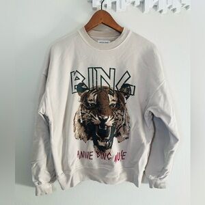Anine Bing Tiger Graphic Sweater